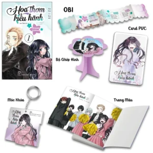 Hoa Thơm Kiêu Hãnh - Tập 1 - Flower Edition - Tặng Kèm Bìa Đặc Biệt + Obi + Trang Màu + Card PVC "Nụ Hoa Chớm Nở" + Móc Khóa Mica + Bộ Ghép Hình
