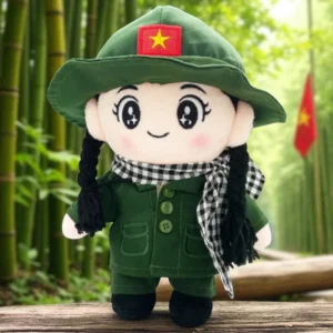 Gấu Bông Đồng Chí Nữ Thanh Niên Xung Phong - 25cm
