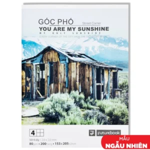 Tập Học Sinh Góc Phố A5 - 4 Ô Ly - 200 Trang 80gsm - futurebook DK-882 (Mẫu Bìa Giao Ngẫu Nhiên)