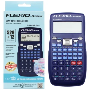 Máy Tính Khoa Học Thiên Long Flexio fx-680VN Plus - Màu Xanh
