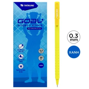 Hộp 20 Bút Lông Kim Goal 0.5 mm - Thiên Long FL-015 - Mực Xanh - Thân Màu Vàng