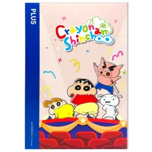 Tập Học Sinh Crayon Shinchan - Kẻ Ngang - 120 Trang 70gsm - Plus 700-V073 - Màu Hồng