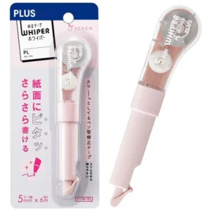 Xóa Kéo Dạng Bút Whiper WH-1905 - Plus 100-V020 - Màu Hồng Đào Peach