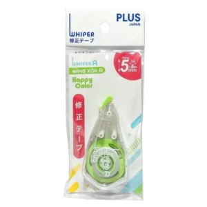 Xóa Kéo 5 mm x 6 m - Plus Whiper A GR 42-V345 - Màu Xanh Lá