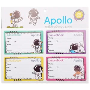 Nhãn Vở Học Sinh Apollo - futurebook N146 (20 Nhãn)