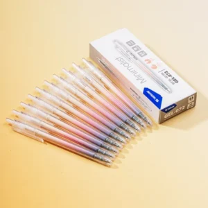 Hộp 10 Bút Gel Minimalist 0.5 mm - Thiên Long GEL-072 - Mực Đen