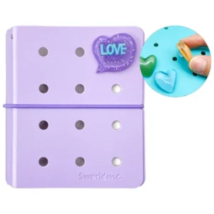 Sổ Còng Mini 80 Trang Kèm Charm Tone Patel - Sworld ST6195-PE - Purple