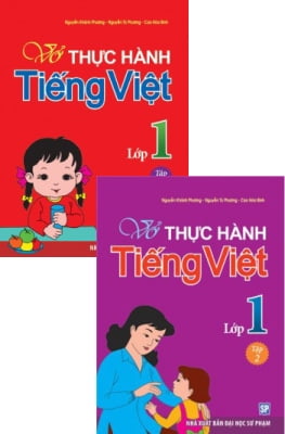 Combo Vở Bài Tập Thực Hành Tiếng Việt Lớp 1 (Bộ 2 Cuốn)