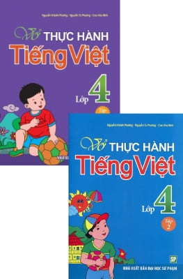 Combo Vở Bài Tập Thực Hành Tiếng Việt Lớp 4 (Bộ 2 Cuốn)