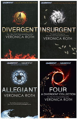 Combo Divergent - Insurgent - Allegiant - Four (Adult Edition)