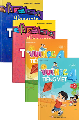 Combo Vui học Toán Tiếng Việt 4 (Bộ 4 cuốn)